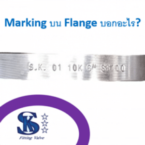 Marking flange